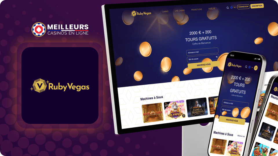 Quel est le meilleur site de casino en ligne français en 2026 ? Ruby Vegas!