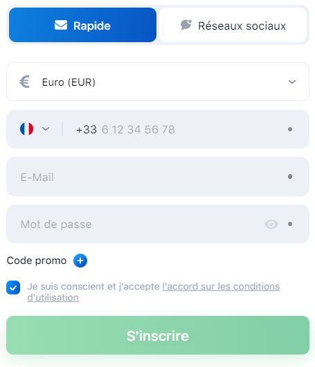 Inscription et Connexion à Casino Win1 en Ligne Compte en France