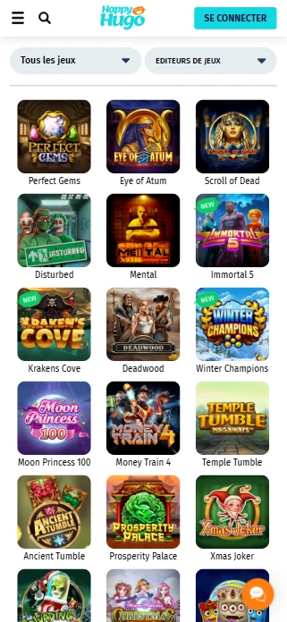 Jeux en Happy Hugo Casino HappyHugoCasino Avis de Top Jeux pour les Joueurs Français
