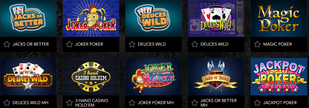 Excellent Jeux de Vidéo Poker Classiques dans les LeRoiJohnny Casino en Ligne