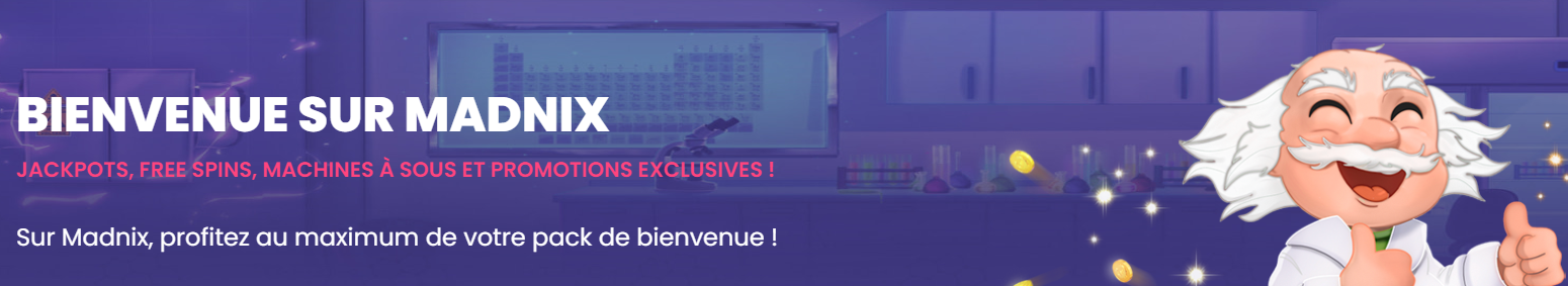 Code Bonus Madnix Casino France