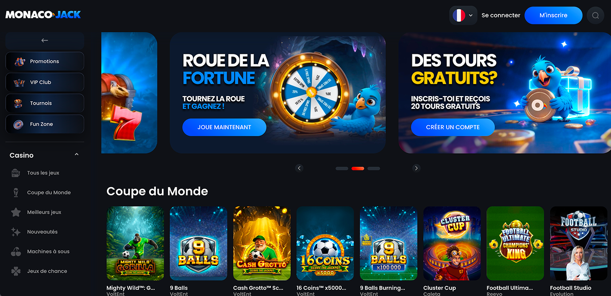 Avis sur le Monaco Jack Casino MonacoJack Casino Avis