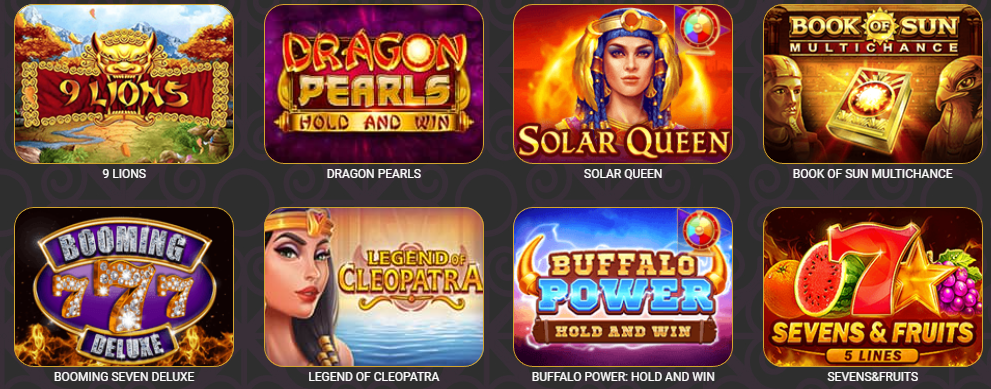 jeux Licence machines à sous des meilleurs développeurs du casino PlayRegal