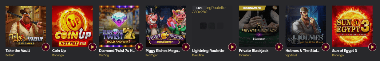 Jeux au Casino Prive Jouer Tous Casino Jeux sur Prive France