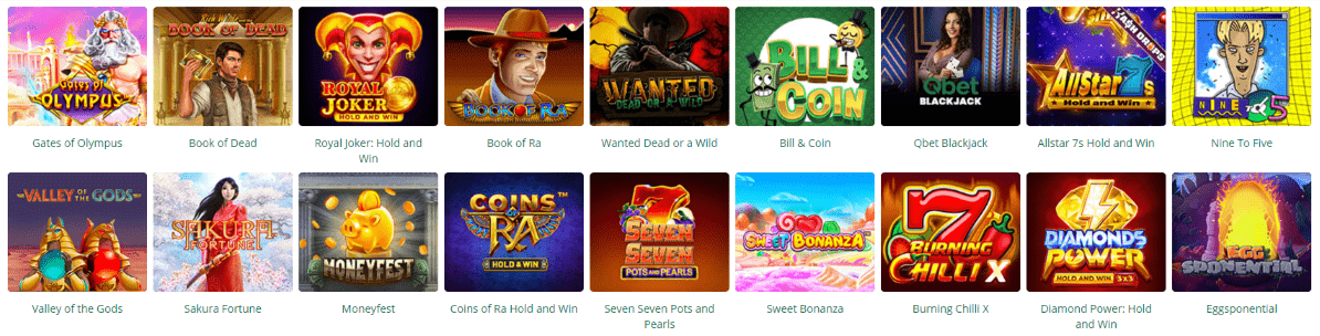 Slots au QBet Casino Casino QBet sur Internet Machines à Sous Français Jeux