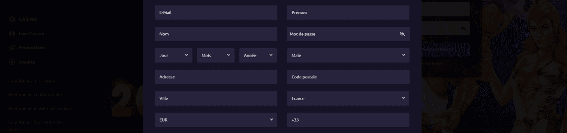 Inscription au Rizz Casino Rizz Casino en Ligne Avis FR