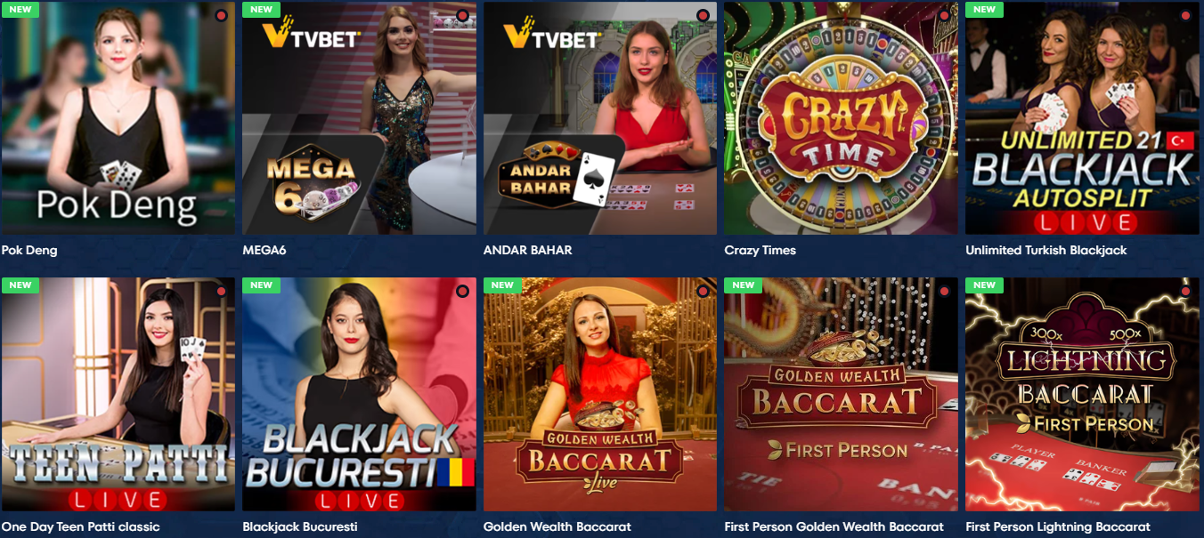 Live Casino au Spintropolis Casino Existe-t-il des Jeux de Croupier en Direct dans les Casino-Spintropolis France ?