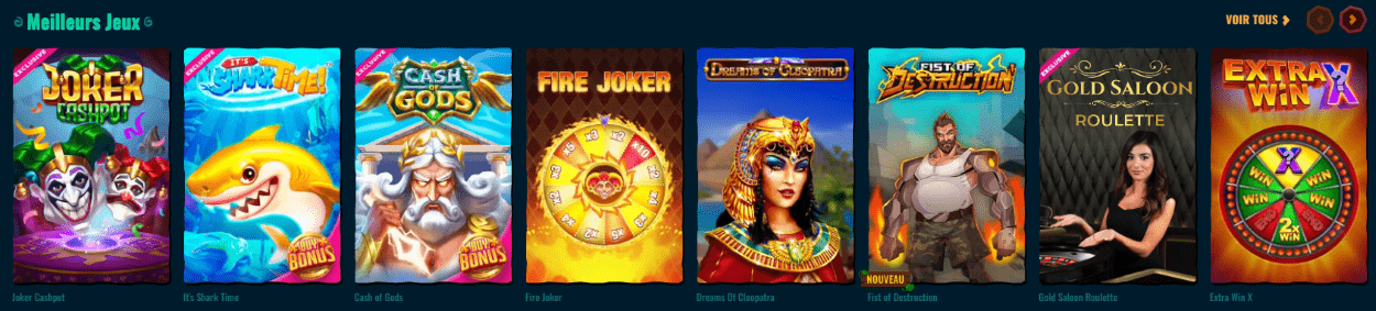 Jouer Tous Jeux de Casino au Spinanga 5 Casino en France