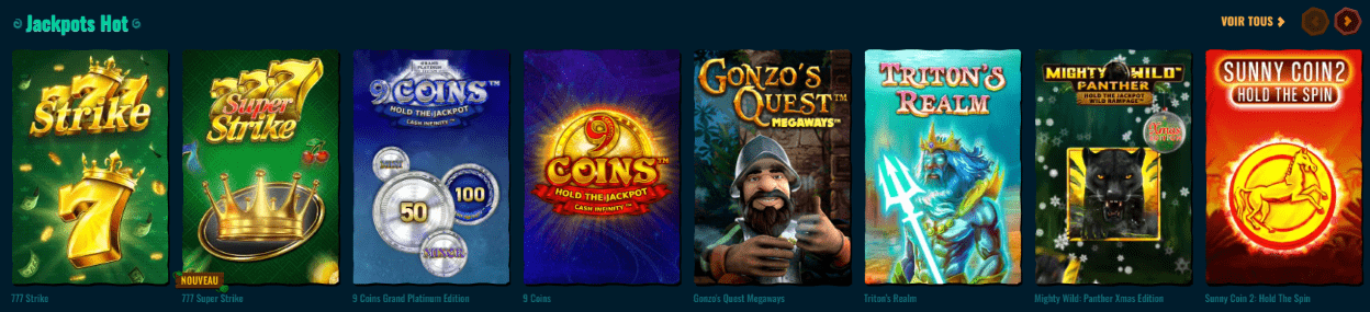 Avis de Jackpot Jeux en Spinanga Casino Fiable