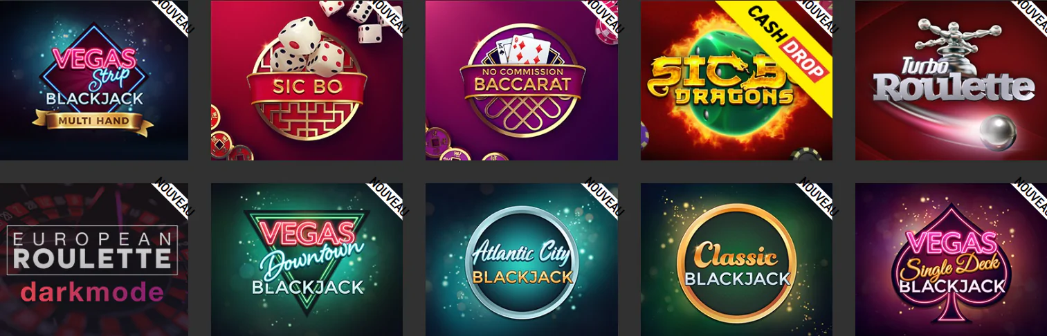 Avis de jeux de table proposés par les top développeurs sur le site du Spin Milion