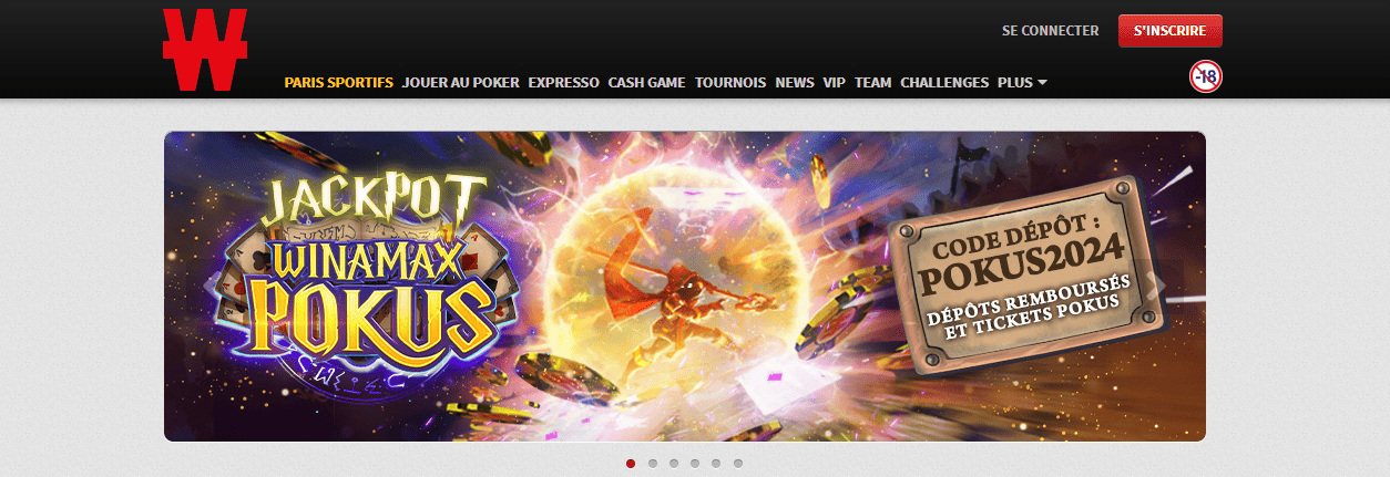 Informations et Avis sur Winamax-Casino au Internet Aujourd'hui